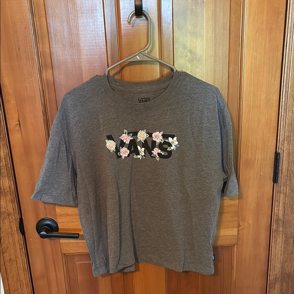 Vans Women's Charcoal Floral Tee